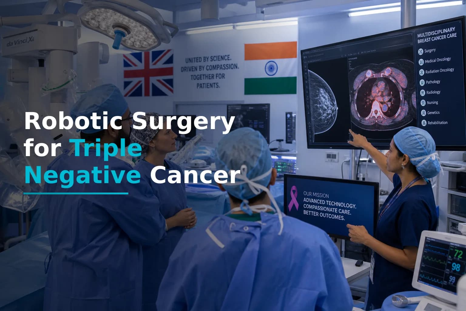 Triple Negative Breast Cancer: Why UK Patients Are Seeking Robotic Breast Surgery in India